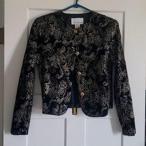 Black and Gold floral light jacket